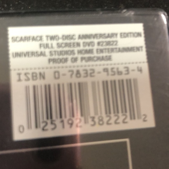 Al Pacino Scarface edition full screen DVD - Picture 3 of 3